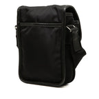 Prada Crossbody Shoulder Bag Black Nylon Leather — view 2