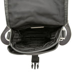 Prada Crossbody Shoulder Bag Black Nylon Leather — view 4