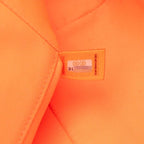 Chanel Deauville MM Chain Tote Bag Blue Orange Canvas Leather — view 6