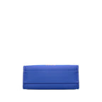 Chanel Deauville MM Chain Tote Bag Blue Orange Canvas Leather — view 3