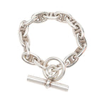 Hermes Chaine D'ancre MM 15 Links Bracelet Silver — view 3