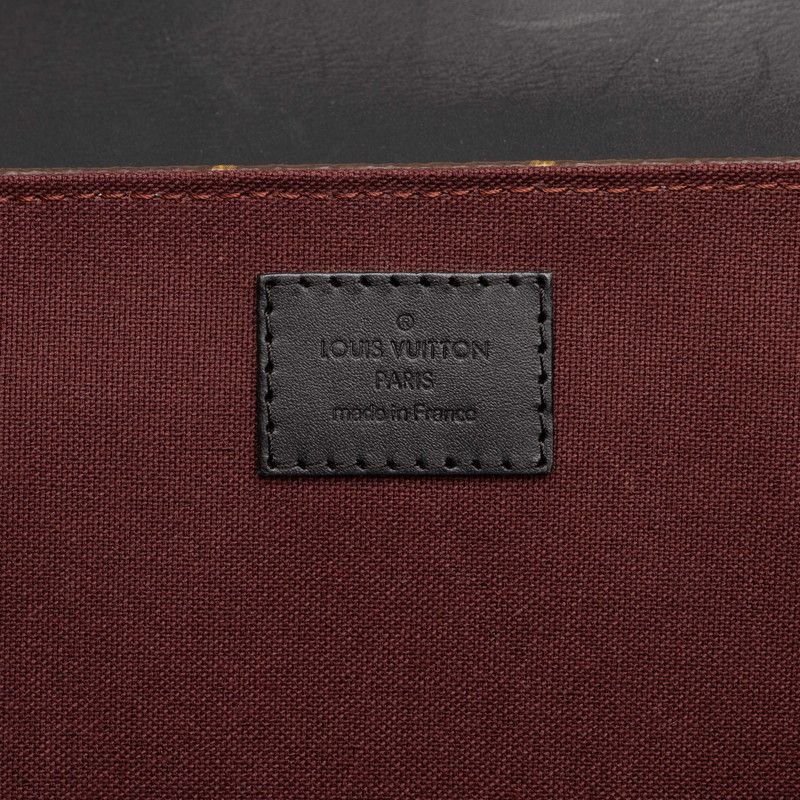 Louis Vuitton Monogram Macassar Sac a Dos Bosphore Backpack Brown Black Leather — view 5