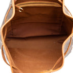 Louis Vuitton Monogram Montsouris MM Backpack Brown Leather — view 4