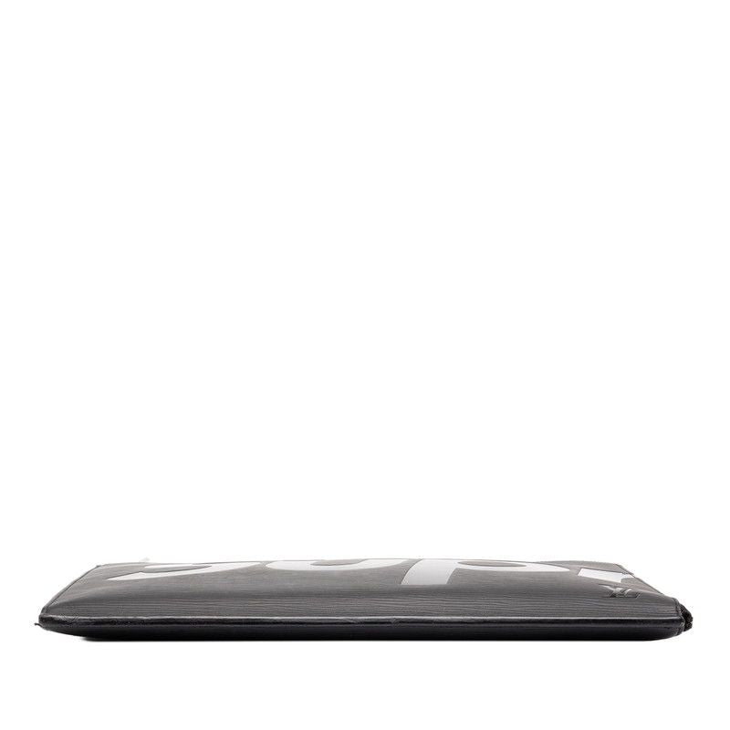 Louis Vuitton Supreme Epi Pochette Jules GM Clutch Noir Black Leather — view 3