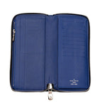 Louis Vuitton Monogram Taigarama Portefeuille Brazza Wallet Cobalt Blue Leather — view 4