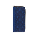 Louis Vuitton Monogram Taigarama Portefeuille Brazza Wallet Cobalt Blue Leather