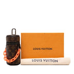 Louis Vuitton Monogram Barrel Pouch Brown Black Orange Leather — view 6