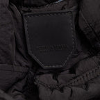 Bottega Veneta Maxi Intrecciato Cassette Padded Tech Shoulder Bag Black Nylon — view 5