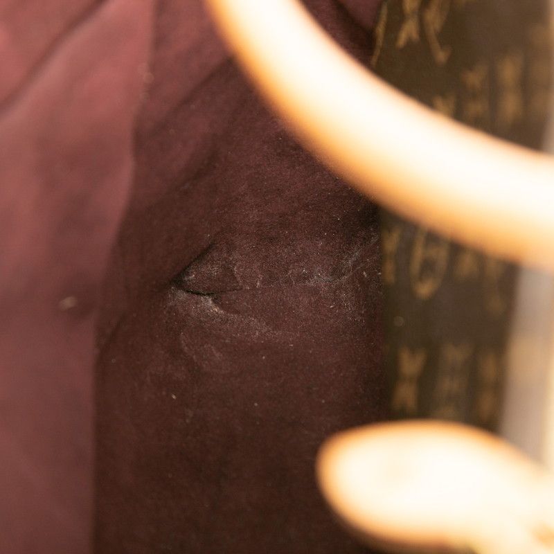 Louis Vuitton Monogram Montaigne GM 2-Way Shoulder Bag Brown Leather — view 8