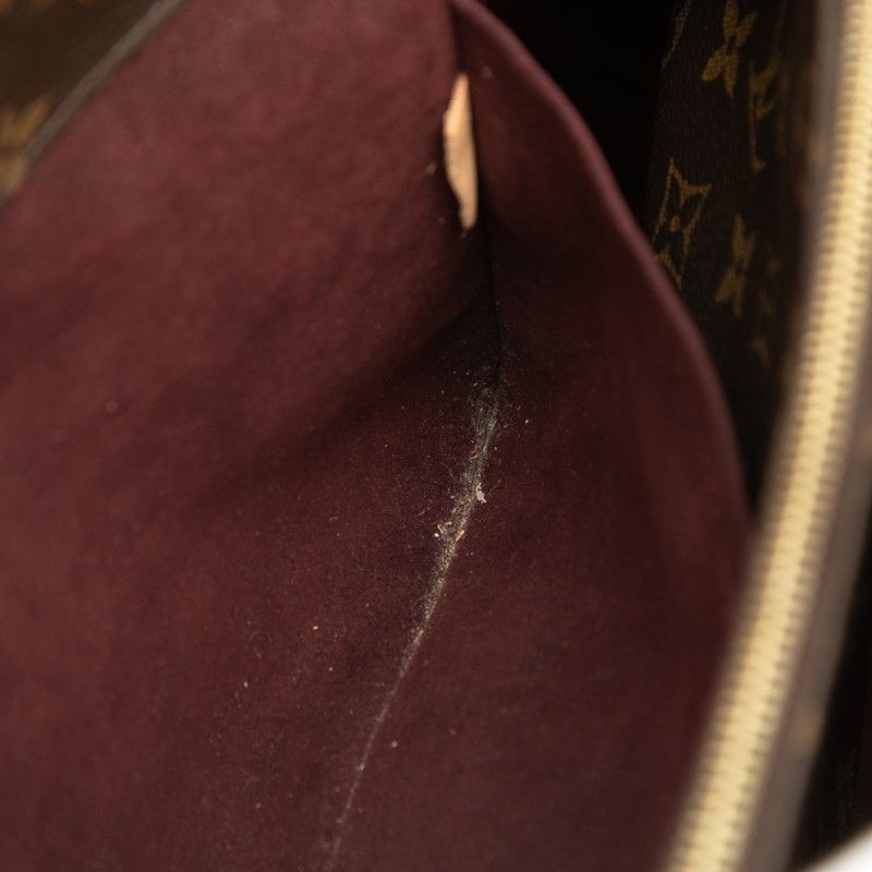 Louis Vuitton Monogram Montaigne GM 2-Way Shoulder Bag Brown Leather — view 7