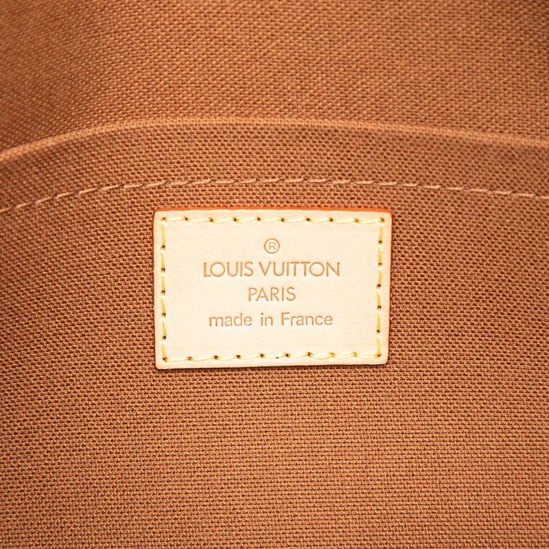 Louis Vuitton Monogram Pochette Marelle Belt Bag Pouch Brown Leather — view 5