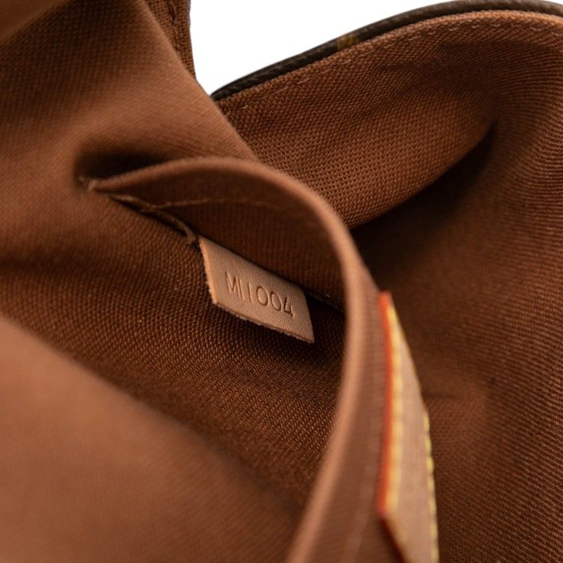 Louis Vuitton Monogram Pochette Marelle Belt Bag Pouch Brown Leather — view 6