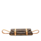 Louis Vuitton Monogram Pochette Marelle Belt Bag Pouch Brown Leather — view 3