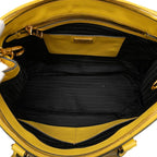Prada Saffiano Galleria 2-Way Shoulder Bag Yellow Leather — view 4