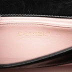 Chanel Quilted CC Logo Triple Flap Handbag Chain Shoulder 2-Way Black Gold — view 5