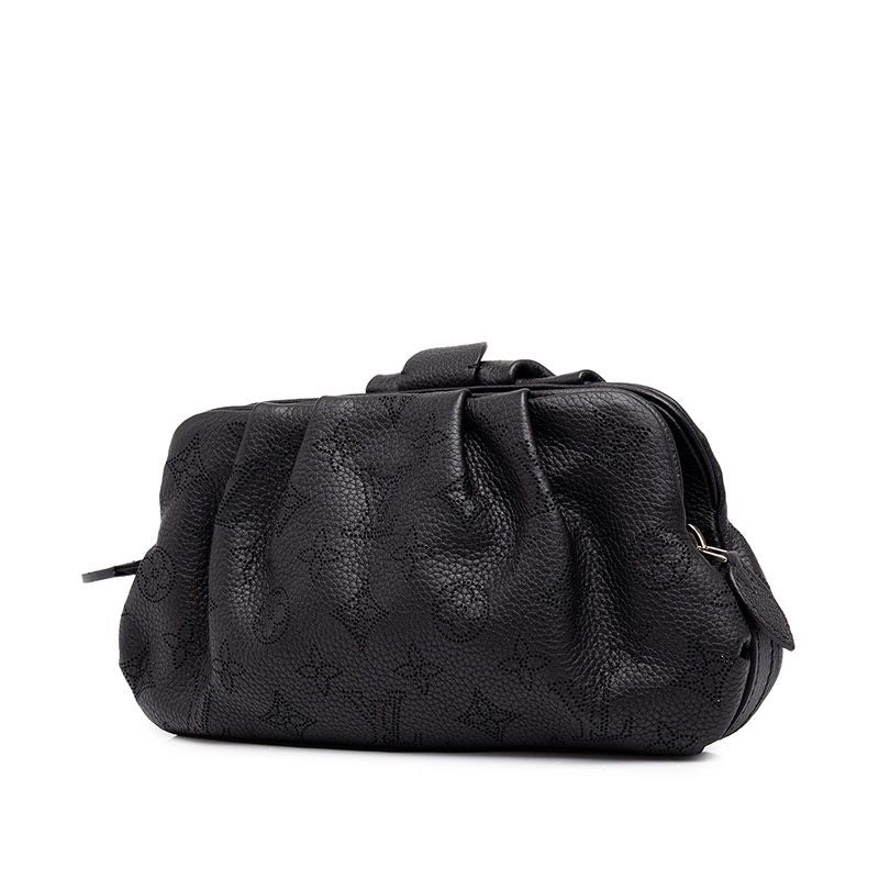 Louis Vuitton Monogram Mahina Scala Mini Crossbody Shoulder Bag Noir Black — view 2
