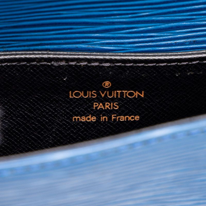 Louis Vuitton Epi Mini Saint-cloud Crossbody Shoulder Bag Toledo Blue Leather — view 5
