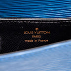 Louis Vuitton Epi Mini Saint-cloud Crossbody Shoulder Bag Toledo Blue Leather — view 5