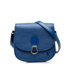 Louis Vuitton Epi Mini Saint-cloud Crossbody Shoulder Bag Toledo Blue Leather