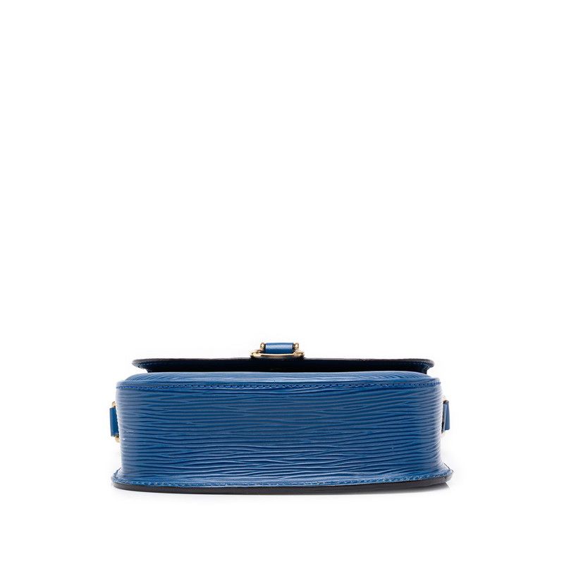 Louis Vuitton Epi Mini Saint-cloud Crossbody Shoulder Bag Toledo Blue Leather — view 3
