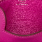 Hermes Portfolio Bifold Wallet Pink Purple Chevre — view 6