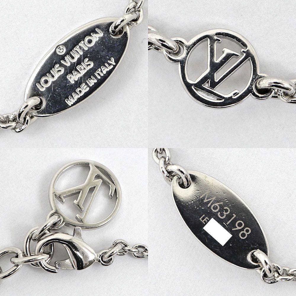 Louis Vuitton Essential V Bracelet Silver Metal — view 8