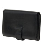 Hermes Bearn Mini Card Case Business Black Silver Box Calf — view 2