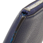 Louis Vuitton Pochette Jules PM Clutch Flat Pouch Navy Taurillon Leather — view 4