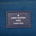 Louis Vuitton Pochette Jules PM Clutch Flat Pouch Navy Taurillon Leather — view 7