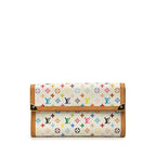 Louis Vuitton Monogram Multicolor Porte Tresor International Trifold Wallet