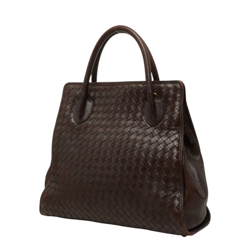 Bottega Veneta Intrecciato 2-Way Shoulder Bag Brown Leather — view 2