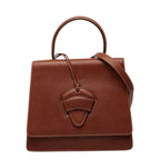 Loewe Barcelona 2-Way Shoulder Bag Brown Leather