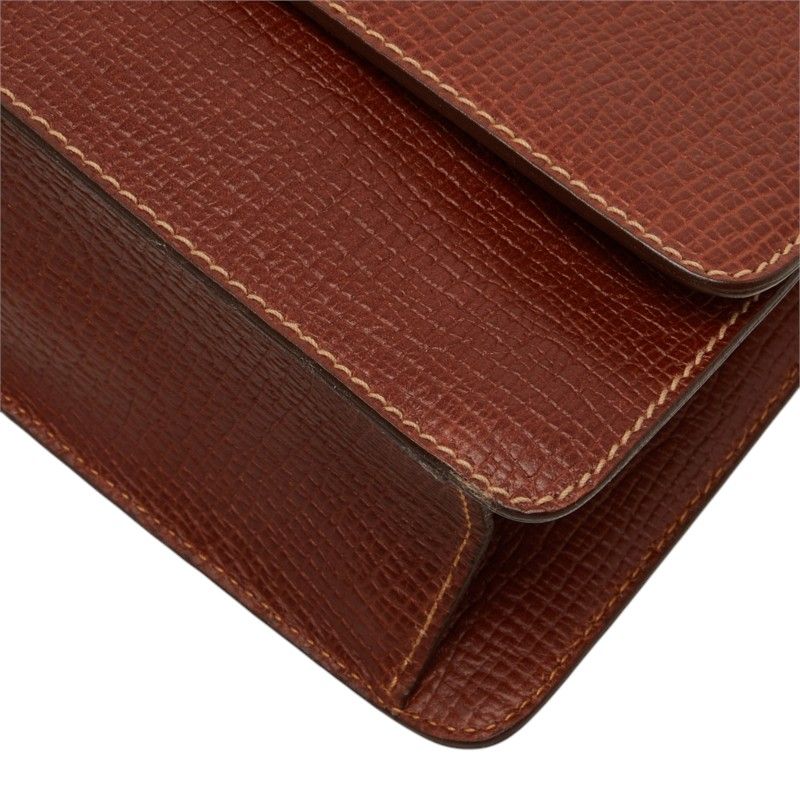 Loewe Barcelona 2-Way Shoulder Bag Brown Leather — view 4