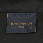 Louis Vuitton Monogram Shadow Cap Baseball Cap Hat Noir Black Leather Cotton — view 4
