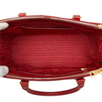Prada Saffiano Galleria 2-Way Shoulder Bag Red Leather — view 8