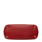 Prada Saffiano Galleria 2-Way Shoulder Bag Red Leather — view 3