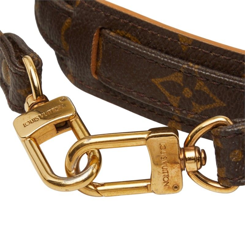 Louis Vuitton Monogram Shoulder Strap Brown — view 4