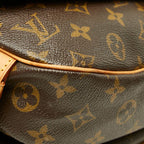Louis Vuitton Monogram Saumur 30 Crossbody Shoulder Bag Brown Leather — view 7