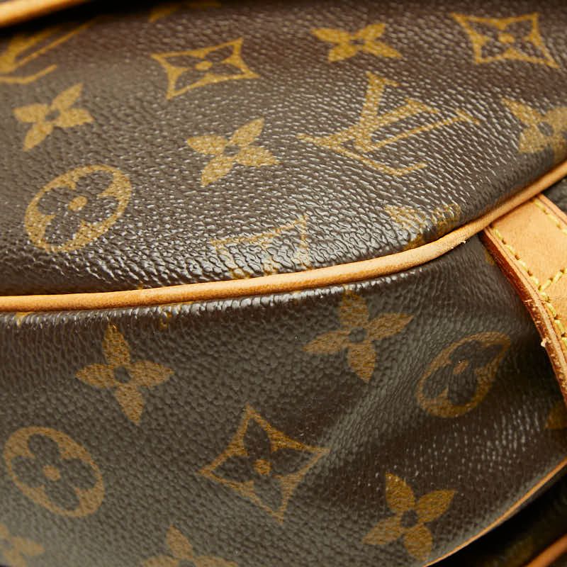 Louis Vuitton Monogram Saumur 30 Crossbody Shoulder Bag Brown Leather — view 4