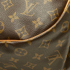 Louis Vuitton Monogram Saumur 35 Crossbody Shoulder Bag Brown Leather — view 4