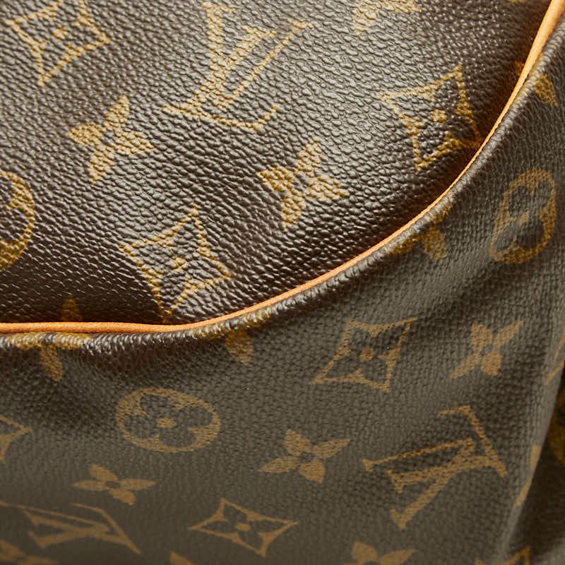 Louis Vuitton Monogram Saumur 35 Crossbody Shoulder Bag Brown Leather — view 4