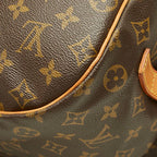 Louis Vuitton Monogram Saumur 35 Crossbody Shoulder Bag Brown Leather — view 6