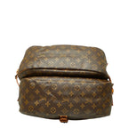 Louis Vuitton Monogram Saumur 35 Crossbody Shoulder Bag Brown Leather — view 3