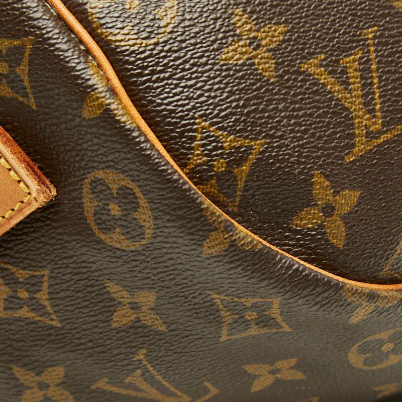 Louis Vuitton Monogram Saumur 35 Crossbody Shoulder Bag Brown Leather — view 5