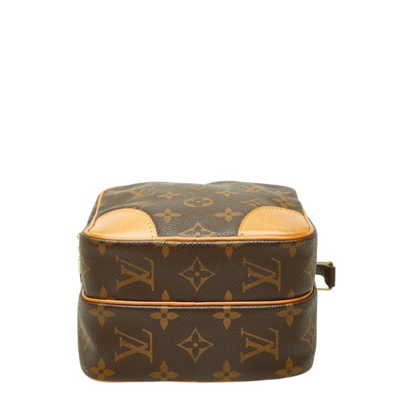 Louis Vuitton Monogram Amazone Crossbody Shoulder Bag Brown Leather — view 3