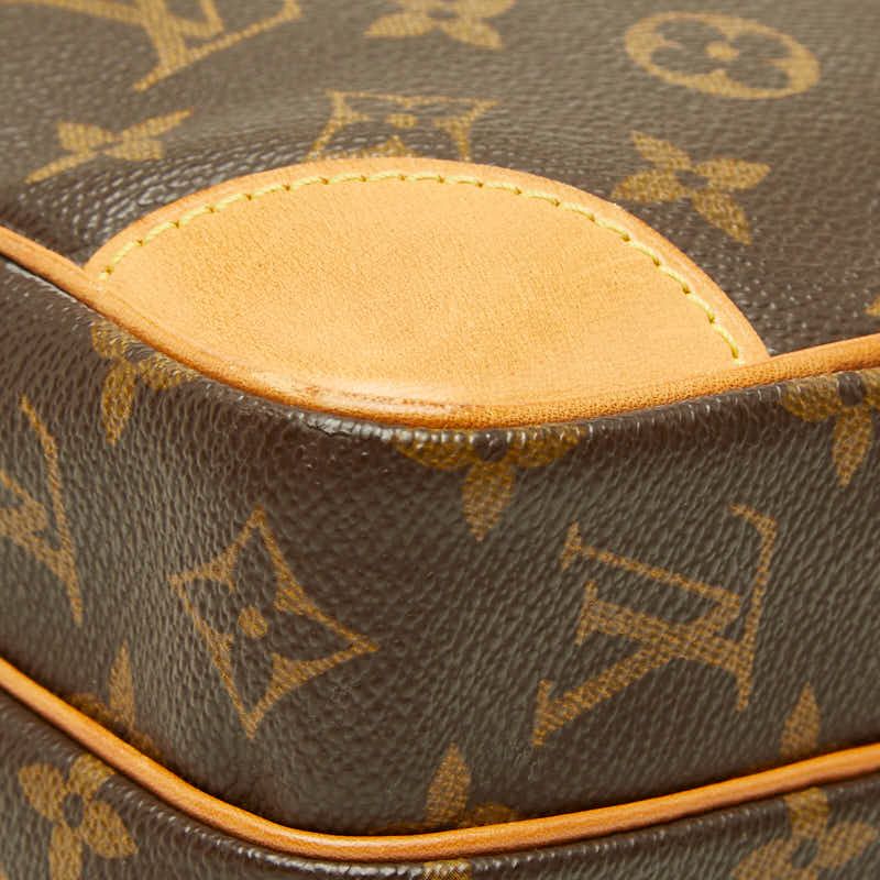 Louis Vuitton Monogram Amazone Crossbody Shoulder Bag Brown Leather — view 5