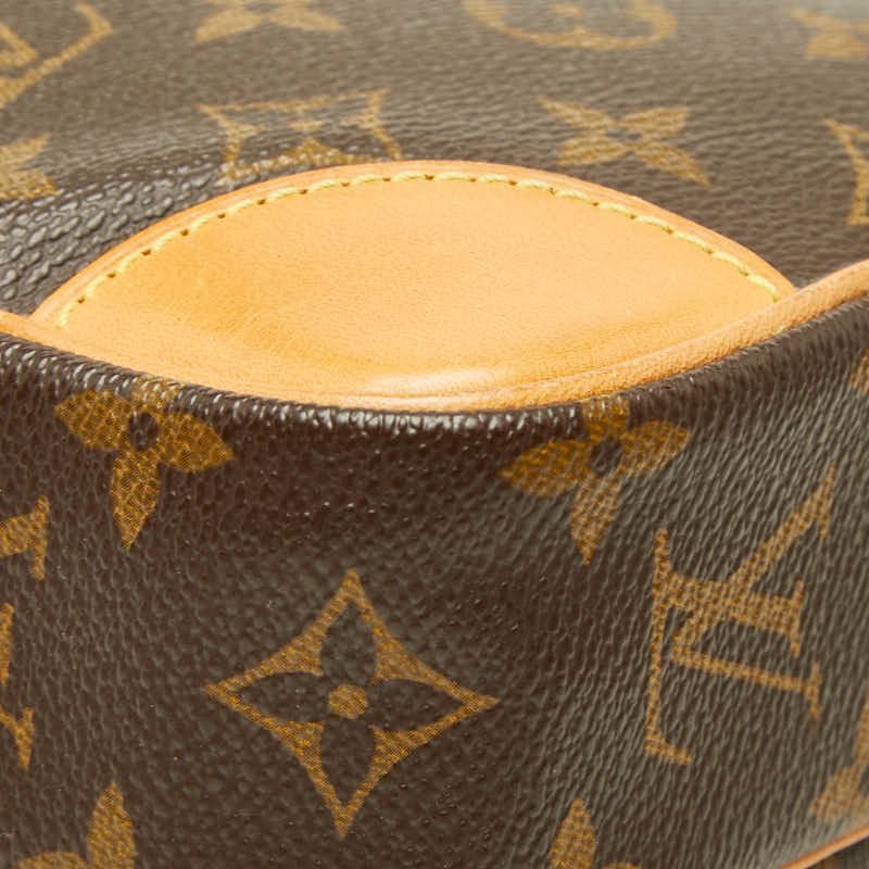 Louis Vuitton Monogram Amazone Crossbody Shoulder Bag Brown Leather — view 7