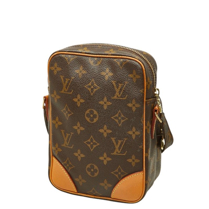 Louis Vuitton Monogram Amazone Crossbody Shoulder Bag Brown Leather — view 2