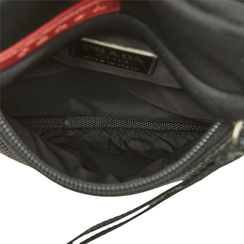Prada Sports Crossbody Shoulder Bag Black Nylon Neoprene — view 6