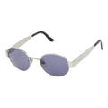 Chanel Sunglasses Blue Silver Acetate Metal Eyewear
